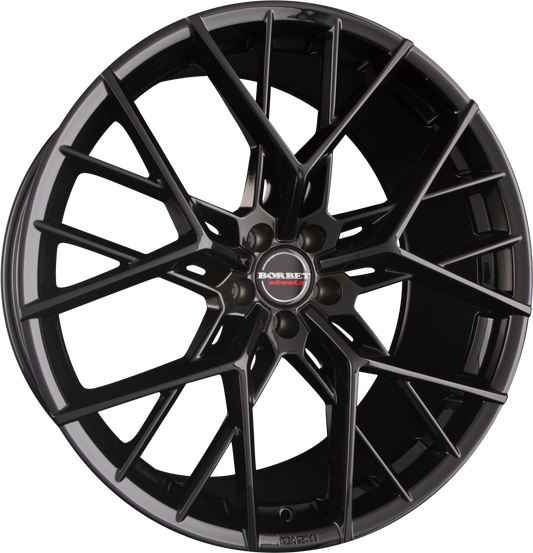 Borbet BY Black Glossy Alufelge 11x23 Zoll ET17 LK 5x112 ML66.6 – Bild 2