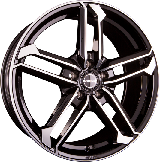 Borbet Atx Black Polished Glossy Alufelge 8.5x20 Zoll ET35 LK 5x112 ML66.6 – Bild 2