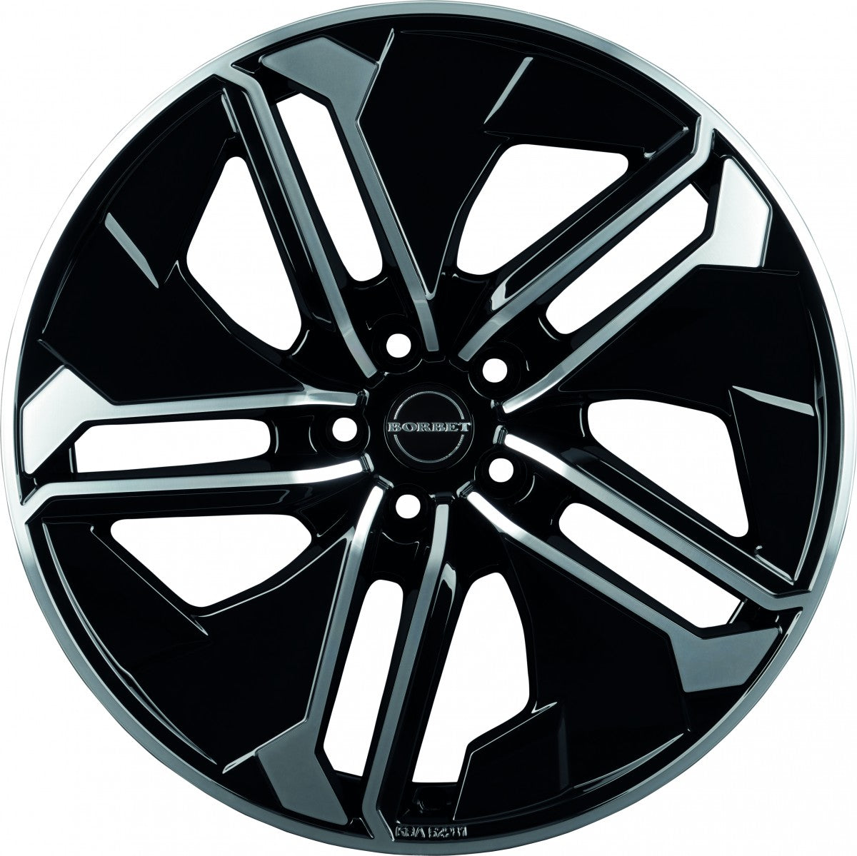 Borbet TX black polished glossy 9x21 ET40 - LK5/112 ML66.5