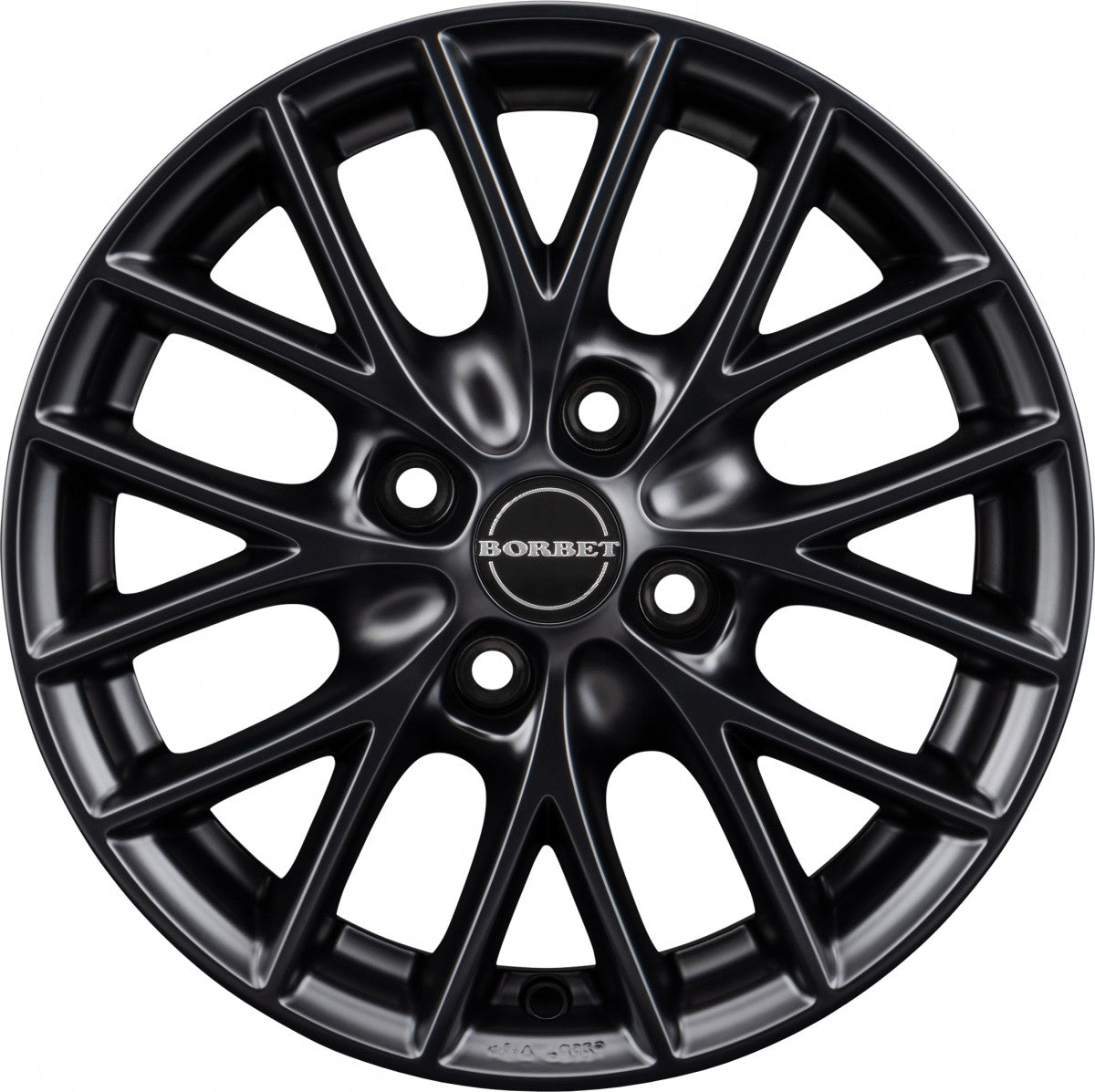 Borbet BS4 black matt 6.5x15 ET40 - LK4/108 ML72.5