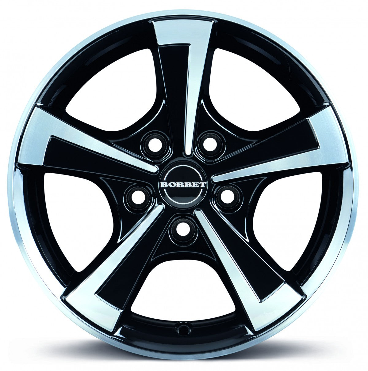 Borbet CWT black polished glossy 6x15 ET30 - LK5/112 ML66.5