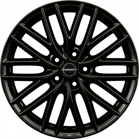 Borbet BS5 black matt 8x19 ET39 - LK5/112 ML66.5