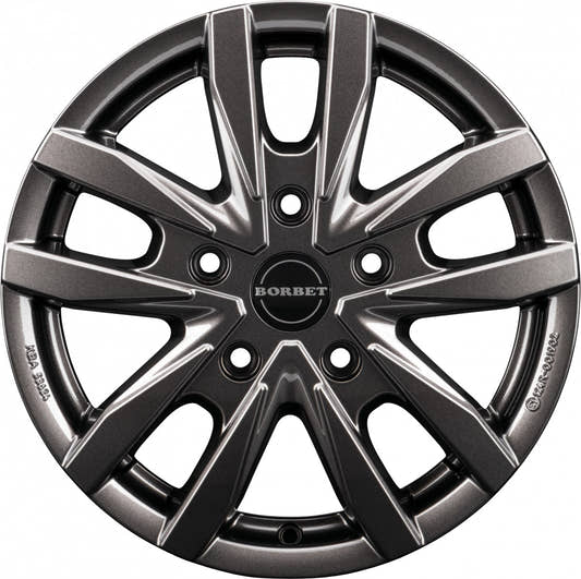 Borbet CW5 mistral anthracite glossy 6.5x16 ET60 - LK5/160 ML65.1