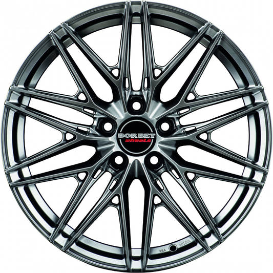 Borbet FB1 hyper black silver 8x18 ET40 - LK5/120 ML72.5