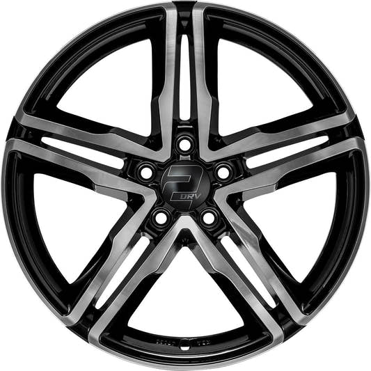 2DRV WH11 schwarz hochglanzpoliert 7.5x17 ET28 - LK5/112 ML66.6