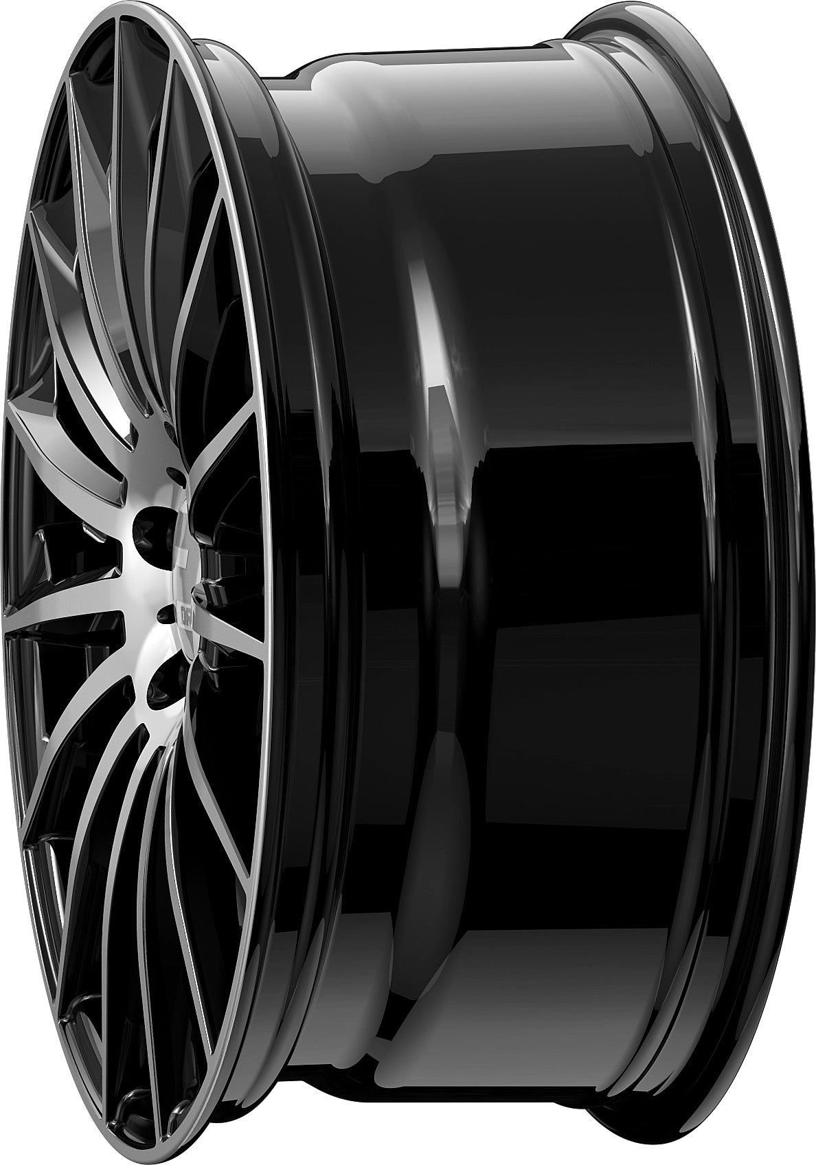 2DRV WH39 schwarz hochglanzpoliert 9x20 ET35 - LK5/112 ML66.6