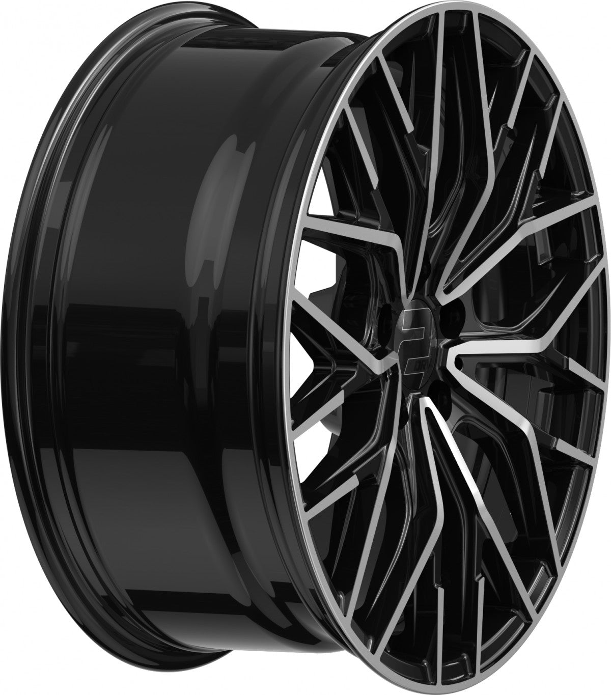 2DRV WH37 schwarz hochglanzpoliert 8.5x19 ET26 - LK5/112 ML66.6