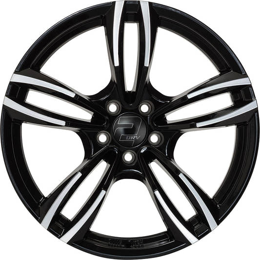 2DRV WH29 schwarz hochglanzpoliert Alufelge 8.5x19 Zoll ET35 LK 5x120 ML72.6 – Bild 2