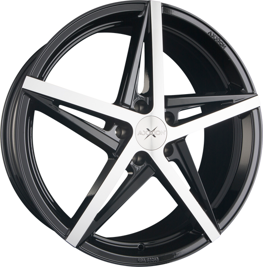 Axxion AX10 Schwarz Hochglanzpoliert (SP+) Alufelge 8.5x20 Zoll ET40 LK 5x112 ML66.6 – Bild 2