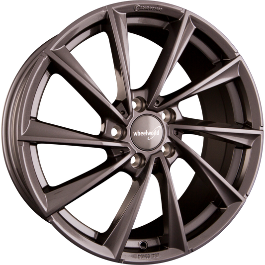 Wheelworld WH32 Daytona Grau Glänzend Lackiert (DG plus) Alufelge 7x17 Zoll ET50 LK 5x108 ML63.4 – Bild 2