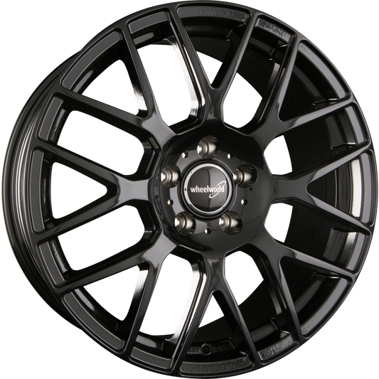 2DRV by WHEELWORLD WH26 Schwarz Glanz Lackiert (SW+) Alufelge 9x20 Zoll ET35 LK 5x114.3 ML72.6 – Bild 2