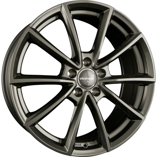 2DRV by WHEELWORLD WH28 Dark Gunmetal Glänzend Lackiert (DGM+) Alufelge 9x20 Zoll ET50 LK 5x130 ML71.6 – Bild 2