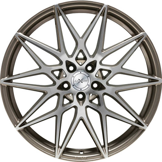 Axxion AX9 platin grau hochglanzpoliert 8.5x19 ET25 - LK5/120 ML72.6