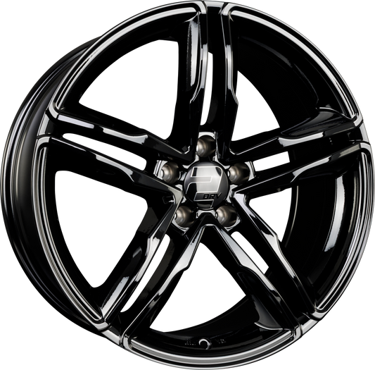 2DRV by WHEELWORLD WH11 Schwarz Glänzend Lackiert (SW+) Alufelge 9x20 Zoll ET33 LK 5x112 ML66.6 – Bild 2
