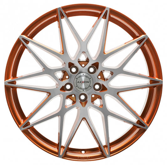 Axxion AX9 Competition Kupfer Hochglanzpoliert (LCP+) Alufelge 8.5x19 Zoll ET25 LK 5x112 ML66.6 – Bild 2