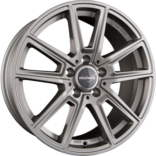 2DRV by WHEELWORLD WH30 Daytona Grau Glänzend Lackiert (DG+) Alufelge 8x18 Zoll ET35 LK 5x112 ML66.6 – Bild 2