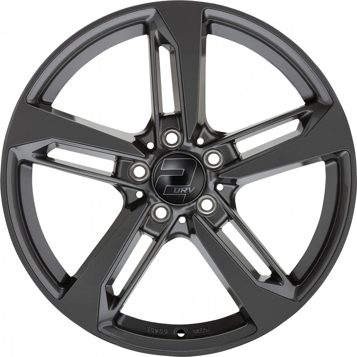 2DRV WH36 daytona grau lackiert 8x18 ET40 - LK5/112 ML66.6