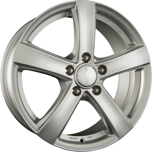 2DRV by WHEELWORLD WH24 Race Silber Lackiert (RS) Alufelge 7.5x17 Zoll ET45 LK 5x112 ML66.6 – Bild 2