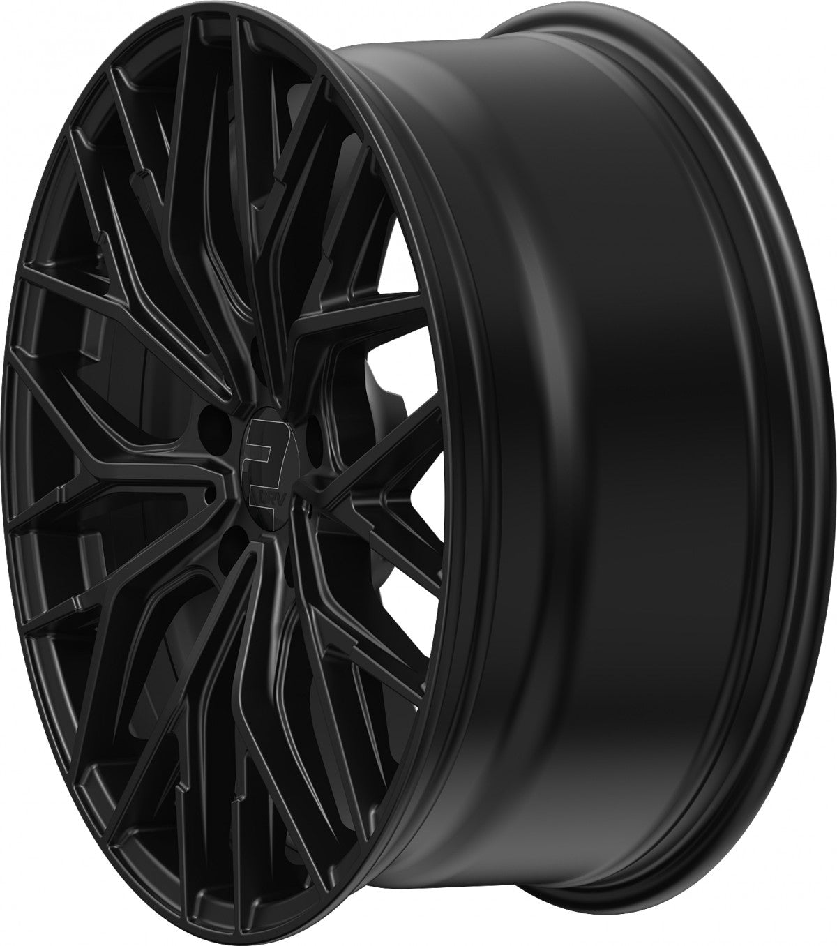 2DRV WH37 schwarz matt lackiert 8.5x19 ET35 - LK5/120 ML72.6