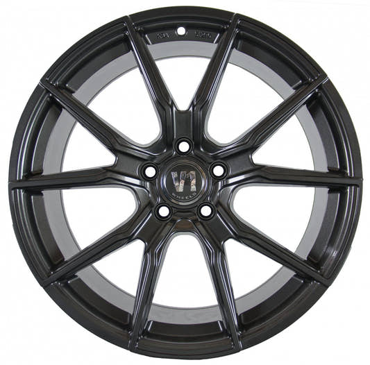 V1 Wheels V1 daytona grau lackiert Alufelge – Bild 2