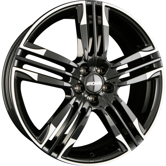 Ronal R58 MCR Jetblack-White Rim Alufelge 8x20 Zoll ET40 LK 5x108 ML76 – Bild 2