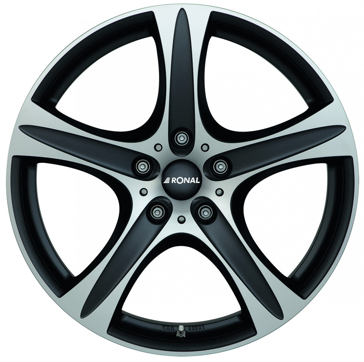 Ronal R55 SUV mattschwarz-frontkopiert Alufelge – Bild 2