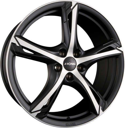 Ronal R62 Jetblack-Matt-Frontkopiert Alufelge 8.5x20 Zoll ET30 LK 5x112 ML76 – Bild 2