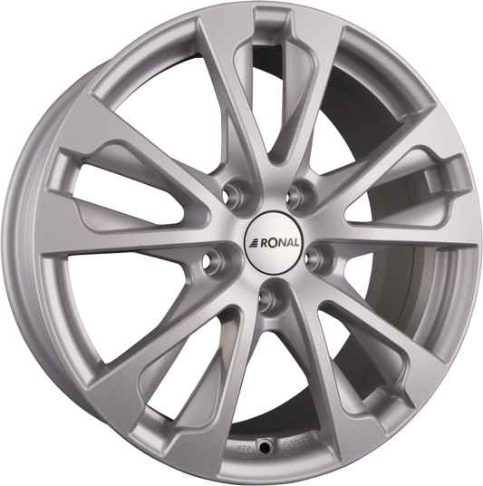 Ronal R61 Kristallsilber-Matt Alufelge 7.5x17 Zoll ET52 LK 5x112 ML76 – Bild 2