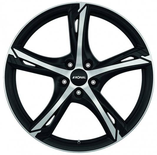 Ronal R62 jetblack-matt-frontkopiert Alufelge 7.5x17 Zoll ET42 LK 5x100 ML68 – Bild 2