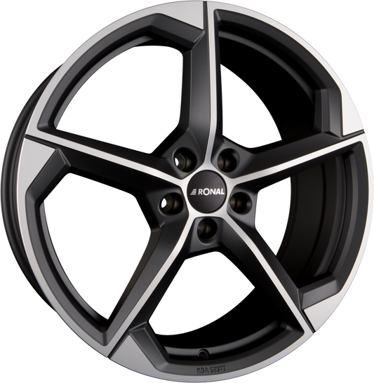 Ronal R66 Orbit Grey Matt Frontpoliert Alufelge 8.5x20 Zoll ET40 LK 5x114.3 ML82 – Bild 2