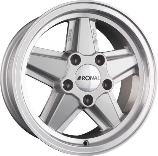 Ronal R9 Silber-Hornkopiert Alufelge 7x16 Zoll ET20 LK 5x120 ML82 – Bild 2