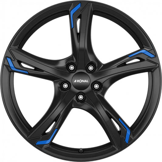Ronal R62 Blue jetblack Alufelge 7.5x18 Zoll ET35 LK 5x112 ML76 – Bild 2