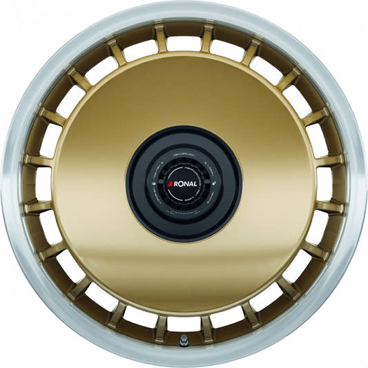 Ronal R50 REV-B racing gold-hornkopiert Alufelge 8x18 Zoll ET35 LK 5x112 ML76 – Bild 2