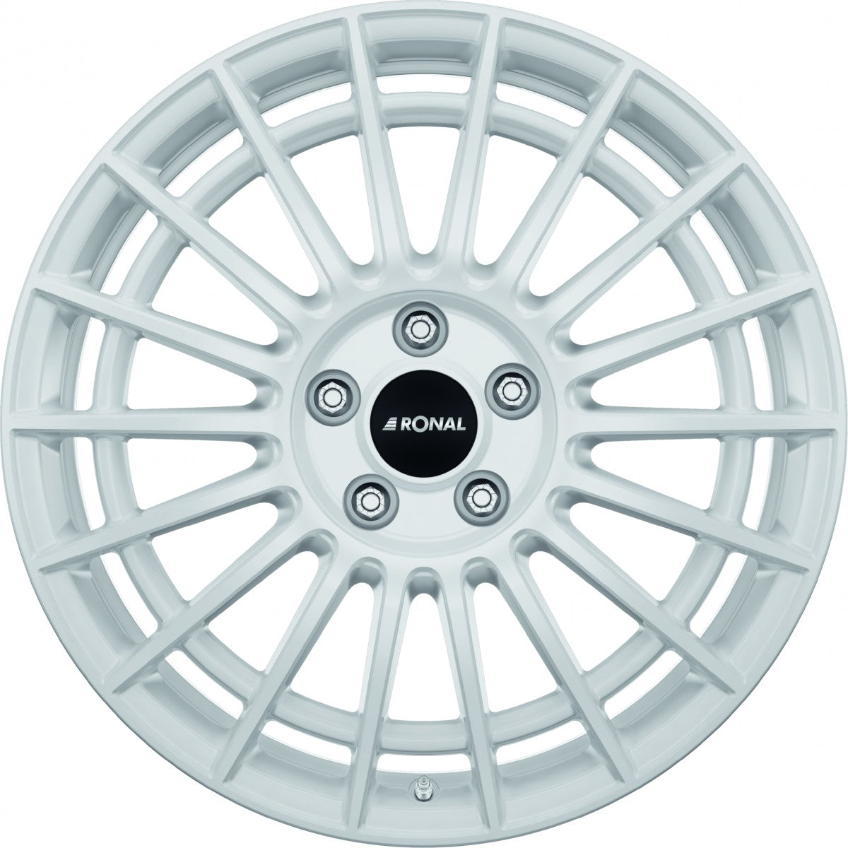 Ronal R73 rally white Alufelge 7.5x18 Zoll ET37 LK 4x108 ML76 – Bild 2