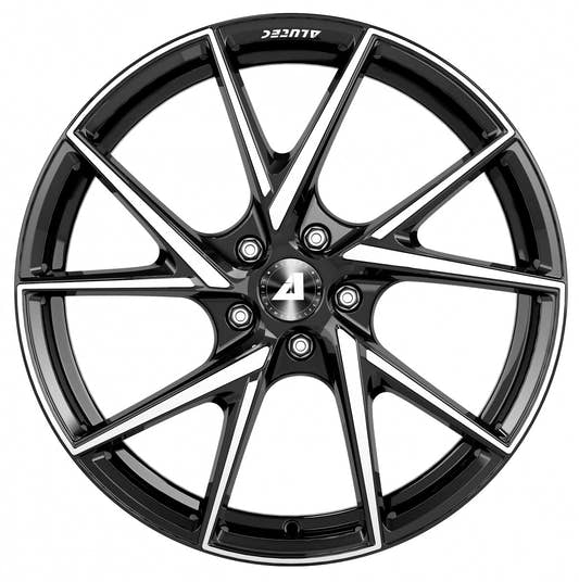 Alutec ADX.01 diamant-schwarz frontpoliert 7x17 ET50 - LK5/112 ML70.1