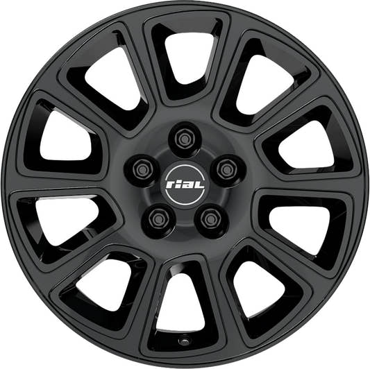 Rial Transporter 2 diamant-schwarz Alufelge 7x17 Zoll ET46 LK 5x108 ML65.1 – Bild 2