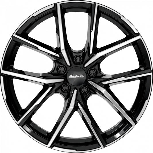 Alutec Aveleno diamant-schwarz frontpoliert Alufelge 8x18 Zoll ET45 LK 5x108 ML70.1 – Bild 2