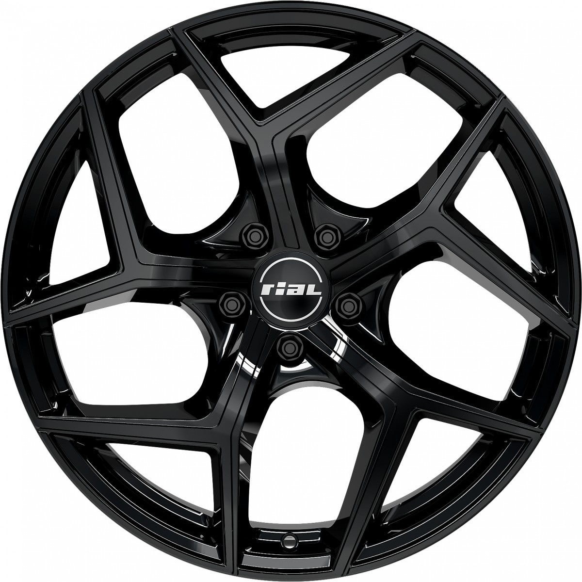Rial Salento diamant-schwarz Alufelge 8x18 Zoll ET45 LK 5x108 ML70.1 – Bild 2