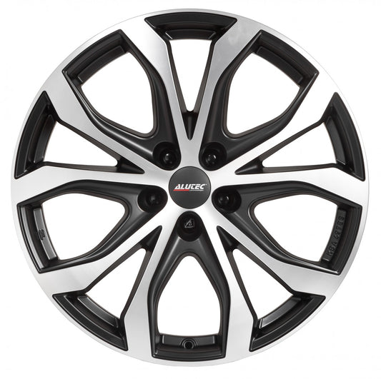 Alutec W10X racing-schwarz frontpoliert 9x20 ET40 - LK5/112 ML57.1