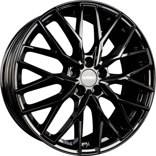 itWheels XANA Gloss Black Alufelge 8x19 Zoll ET45 LK 5x108 ML70.1 – Bild 2