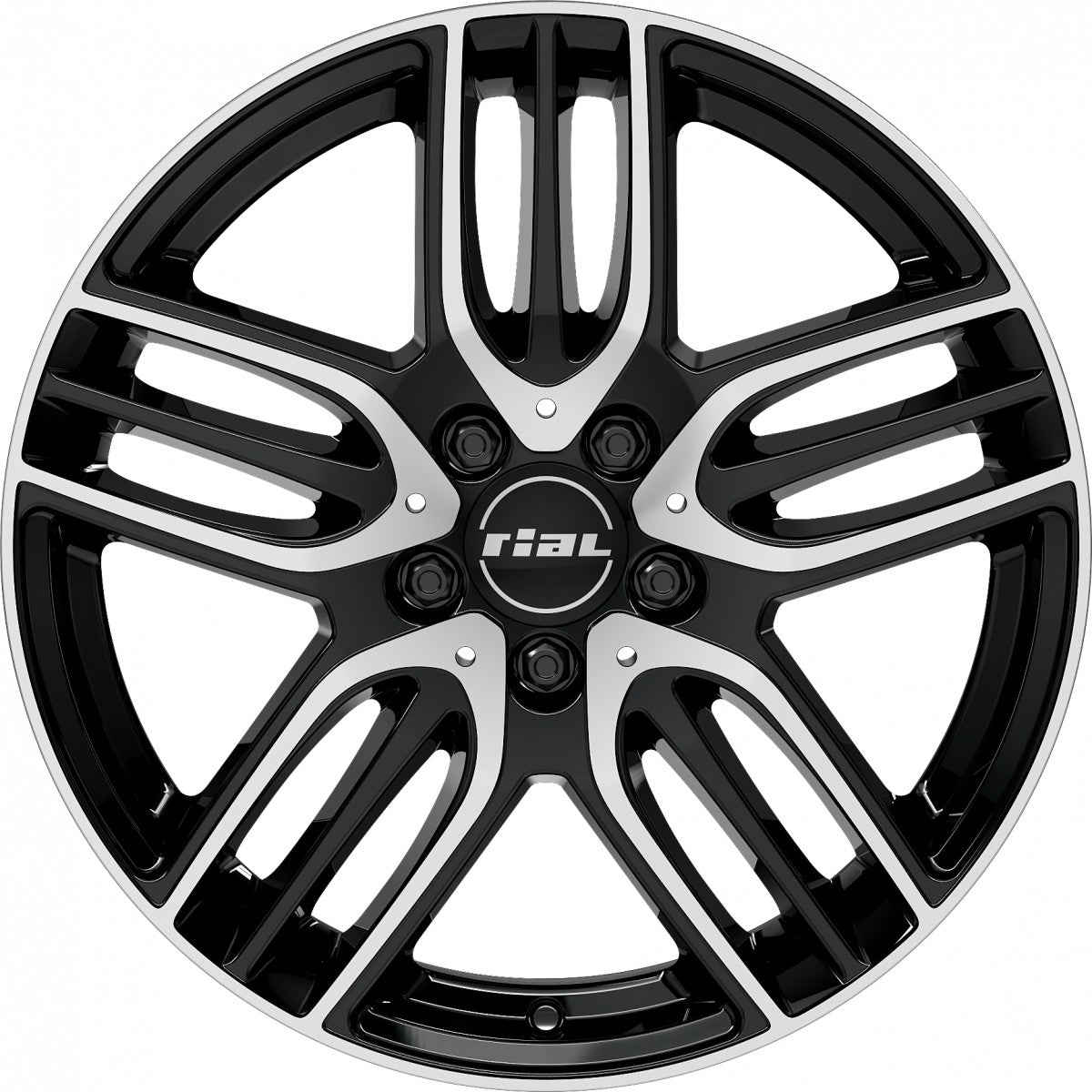 Rial M14 diamond-black frontpolished Alufelge 7.5x18 Zoll ET48 LK 5x112 ML66.5 – Bild 2