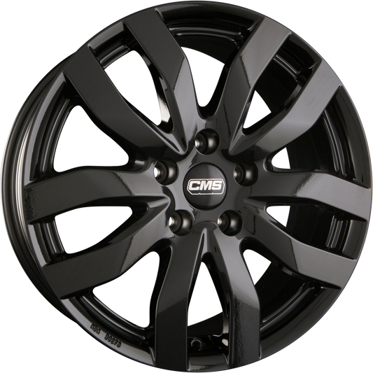 CMS C22 CBG Schwarz Glanz Alufelge 7.5x18 Zoll ET45 LK 5x114.3 ML67.1 – Bild 2