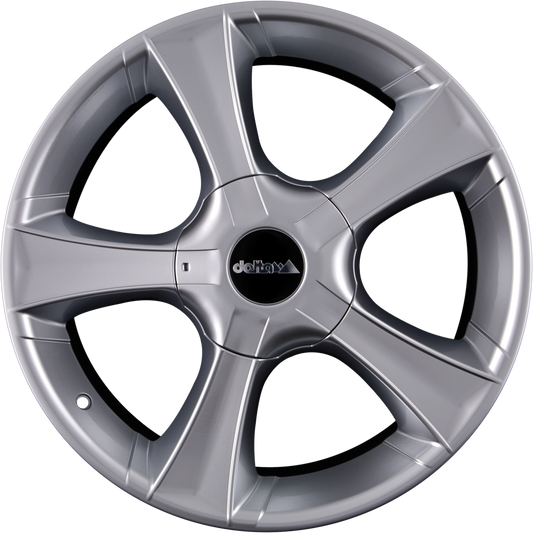 Delta 4X4 Sins shiny silver Alufelge 9x20 Zoll ET30 LK 5x127 ML71.6 – Bild 2