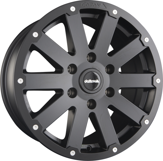 DELTA 4x4 Hanma Schwarz Matt Alufelge 8.5x17 Zoll ET40 LK 6x139.7 ML93.1 – Bild 2