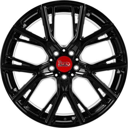 MAM B4 black painted Alufelge 8.5x19 Zoll ET30 LK 5x112 ML72.6 – Bild 2