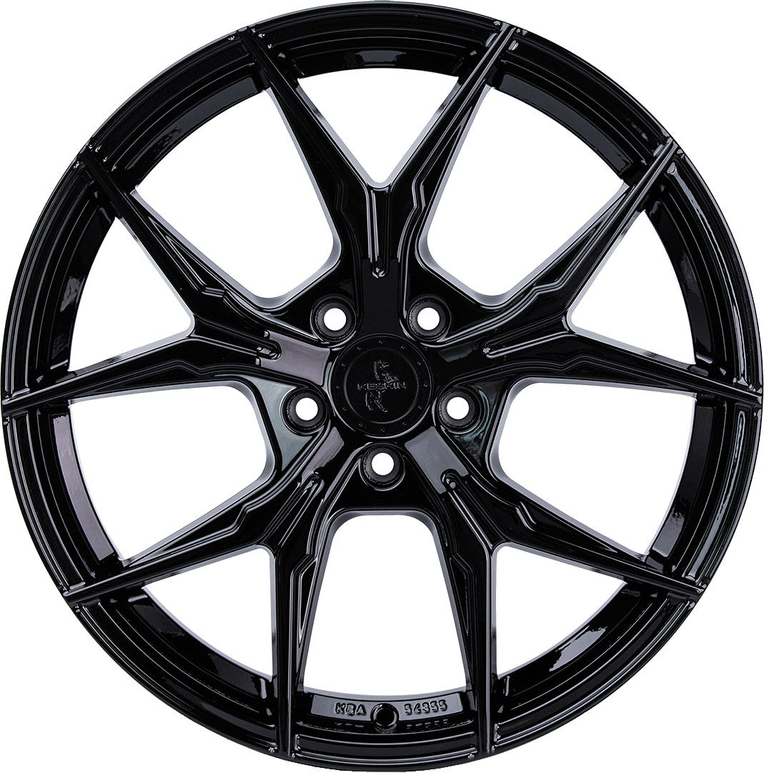 Keskin KT19N Angel black painted Alufelge 8.5x19 Zoll ET45 LK 5x112 ML72.6 – Bild 2