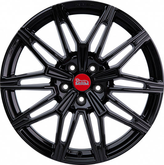 MAM B3N Black Painted (BP) Alufelge 8.5x19 Zoll ET20 LK 5x120 ML72.6 – Bild 2