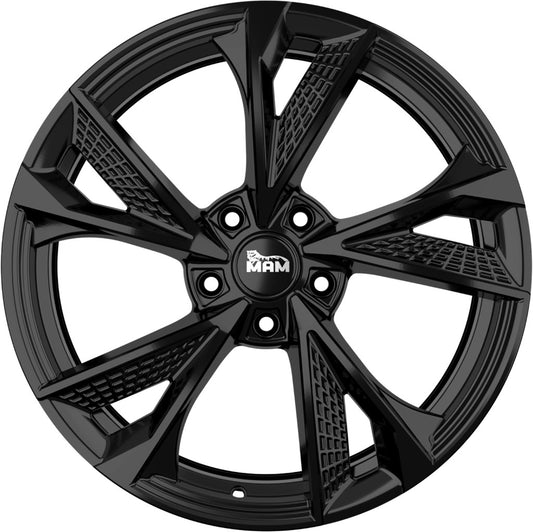 MAM RS6 black painted Alufelge 8.5x20 Zoll ET42 LK 5x112 ML66.6 – Bild 2