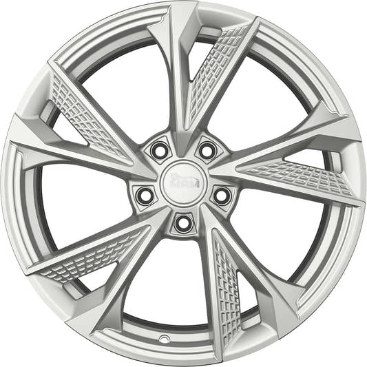 MAM RS6 silver painted Alufelge 7.5x17 Zoll ET35 LK 5x100 ML63.4 – Bild 2