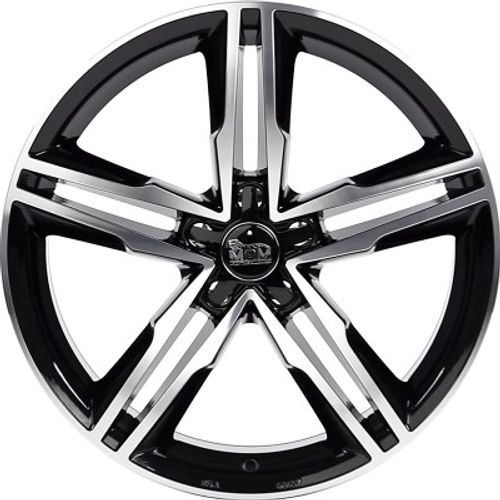 MAM A1 black front polish Alufelge 8x19 Zoll ET30 LK 5x112 ML66.5 – Bild 2